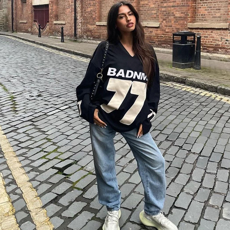 Woman's Oversized Polyester Hoodie
