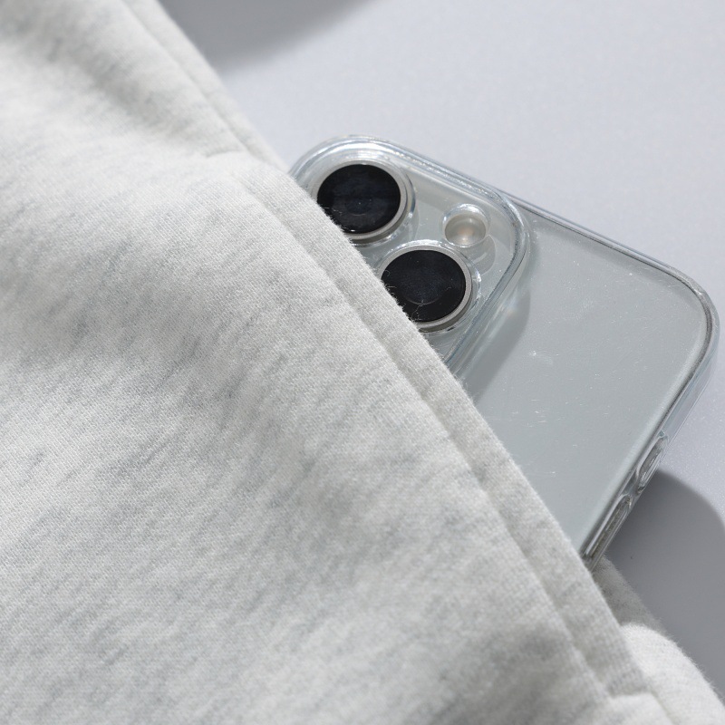Streetwear Oversized Quarter Zip High Neck Emblem Hoodie