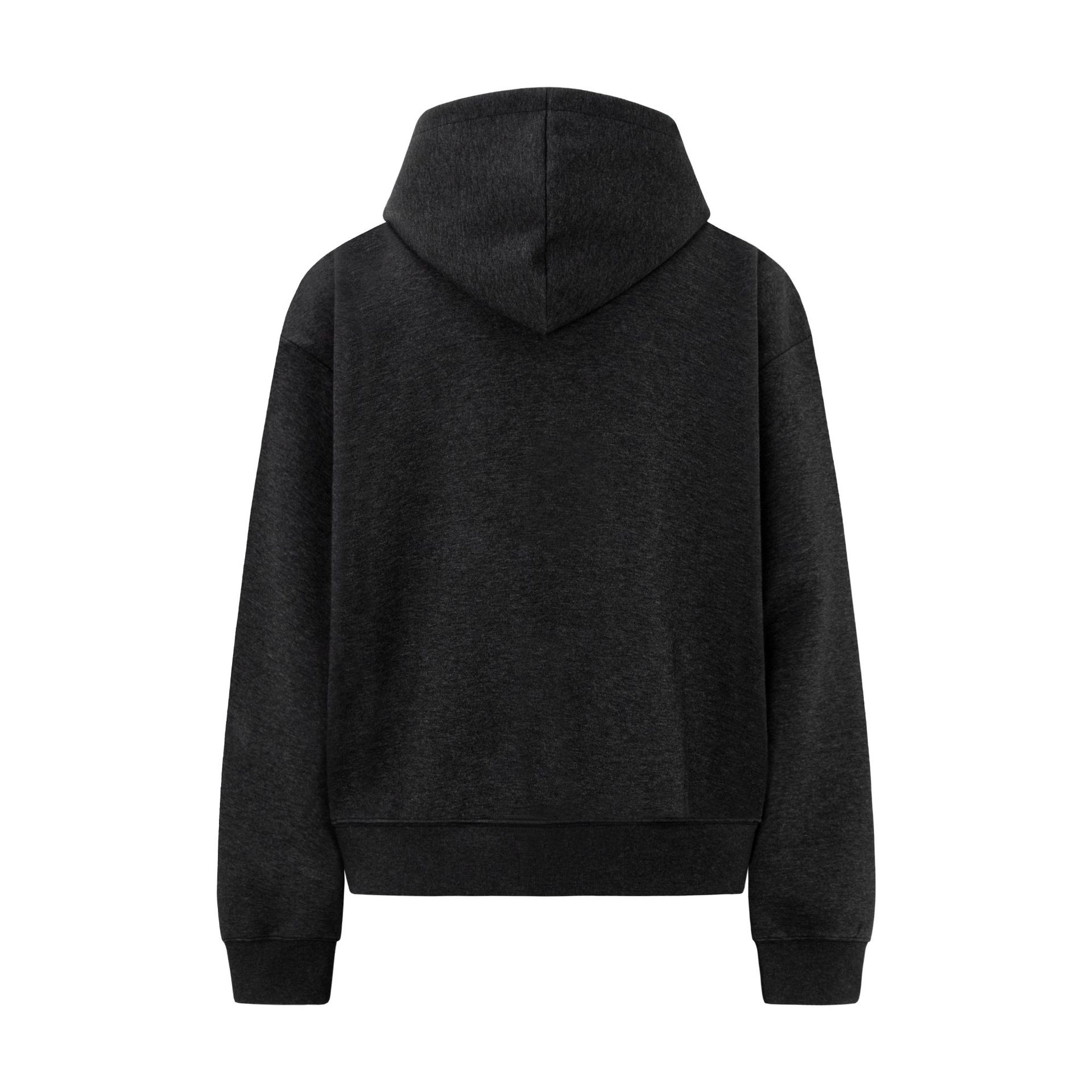 Cotton Solid Long Sleeve Hood Zip Street Sweatshirt
