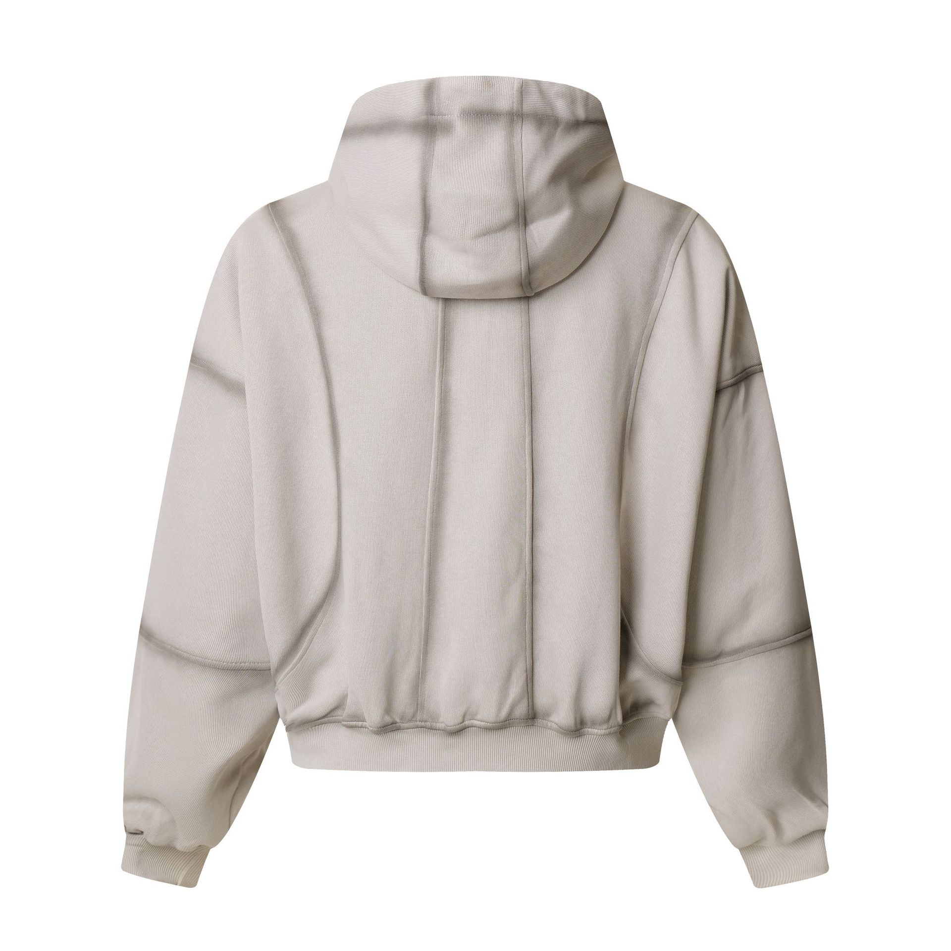 Retro Geometric Cotton Loose Fit Hoodie