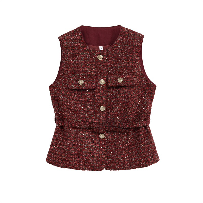 Design Casual Women's Chiffon Vest Top