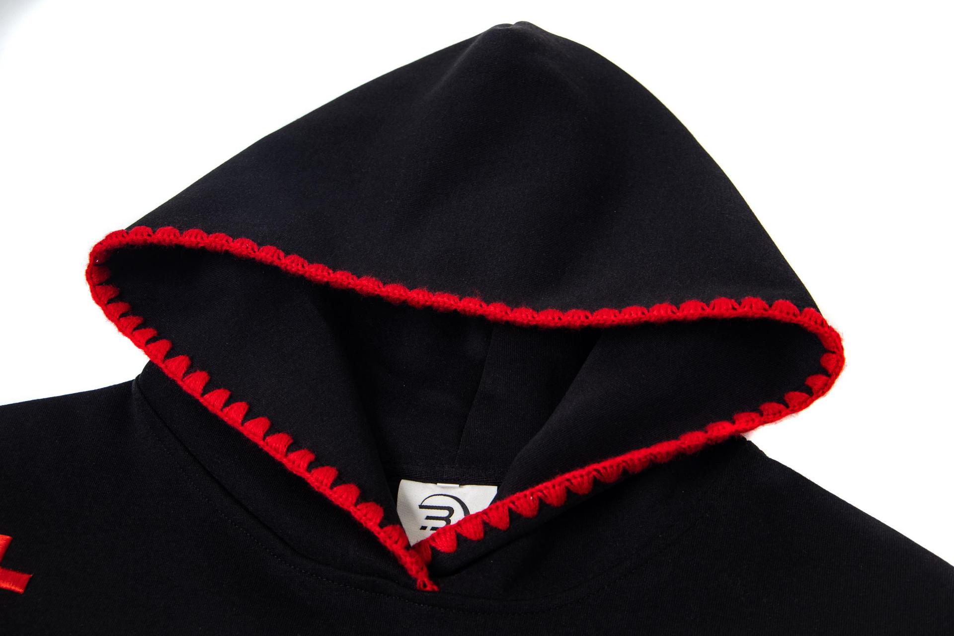 Long Sleeve Cotton Orchard Applique Hoodie