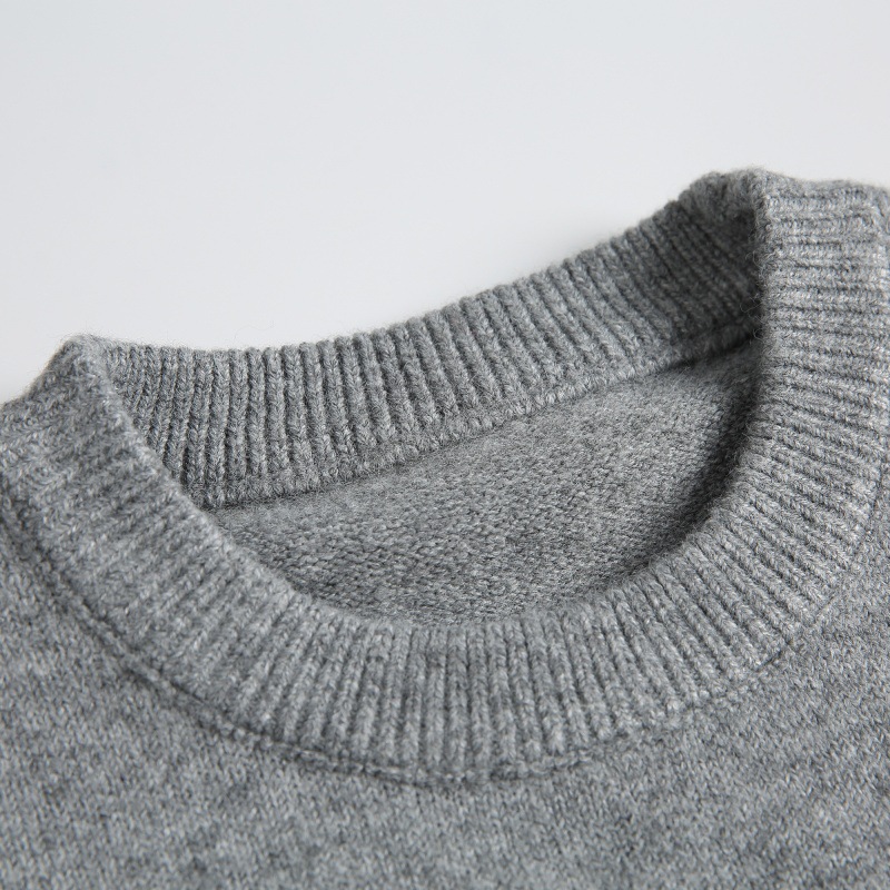 Oversized Japanese Workwear Sweater Accent Seams
