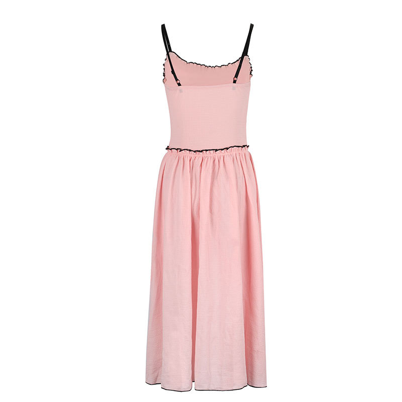 Bandeau Bow Accordion Midi Dress