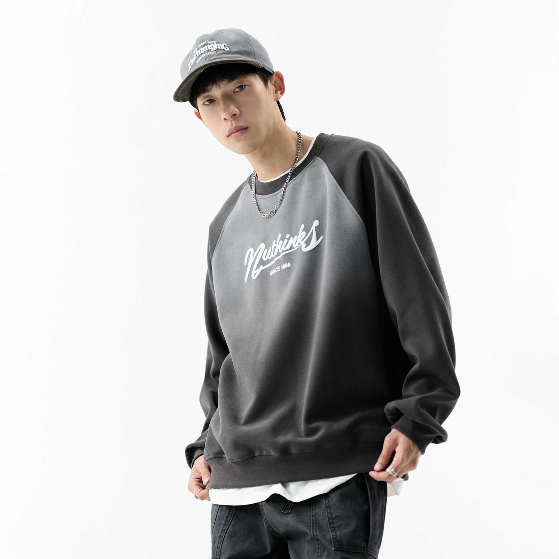 Urban Cotton Oversized Baseball Hoodie