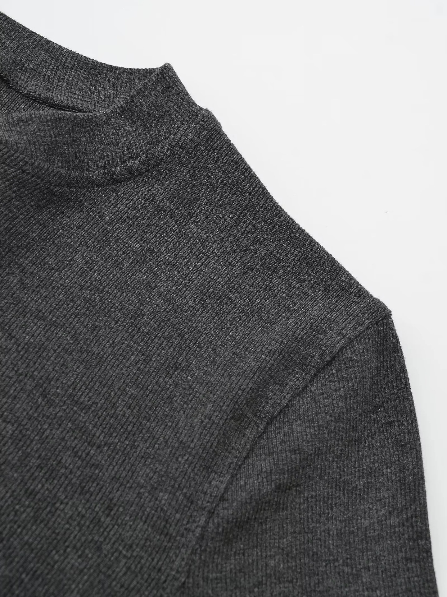 Ladies Plain Fitted Crew Neck Tee