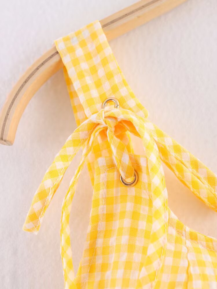 Strapless Body-Hugging Ribbon Tie Top