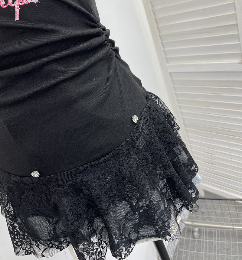 Sexy Lacy Crew Neck Slim Fit Tank Top
