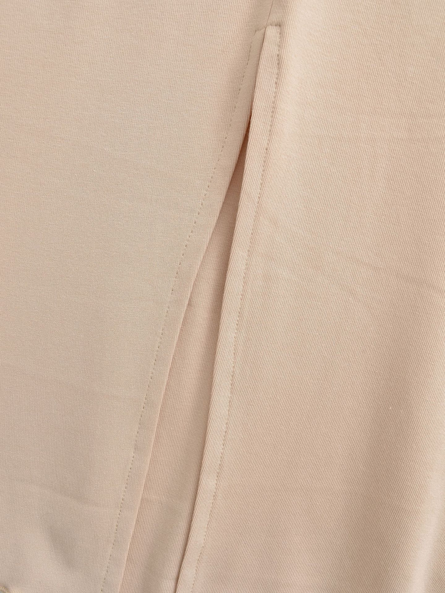 Trumpet Plunge Side Slit T-Shirt