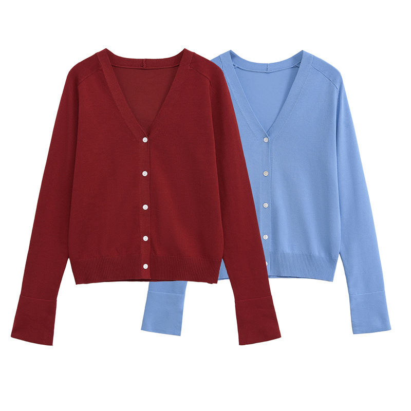 Ladies Relaxed Crew Plain Polyester Sweater