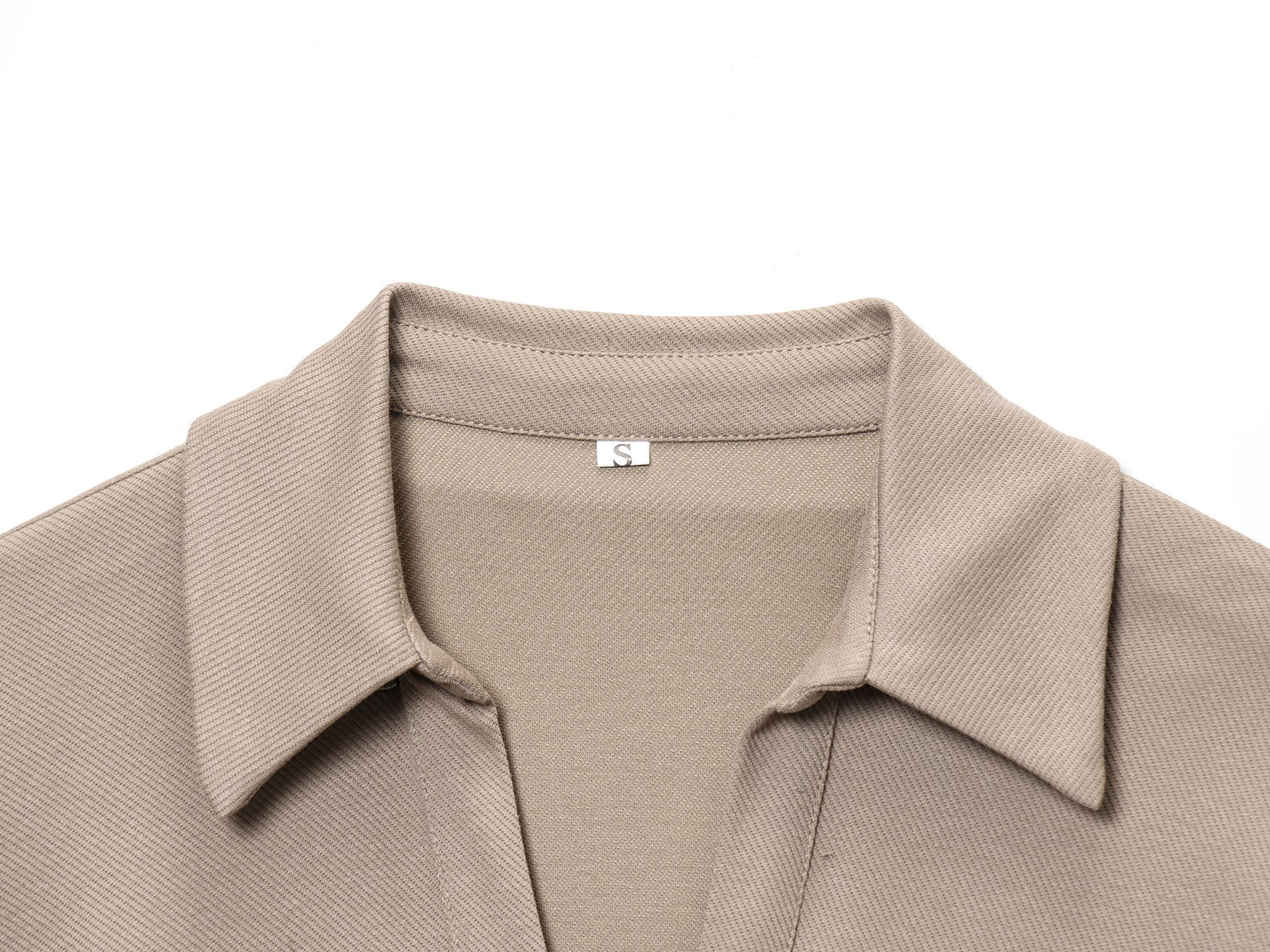 Women's Clothing Pique Shirt-style Dress