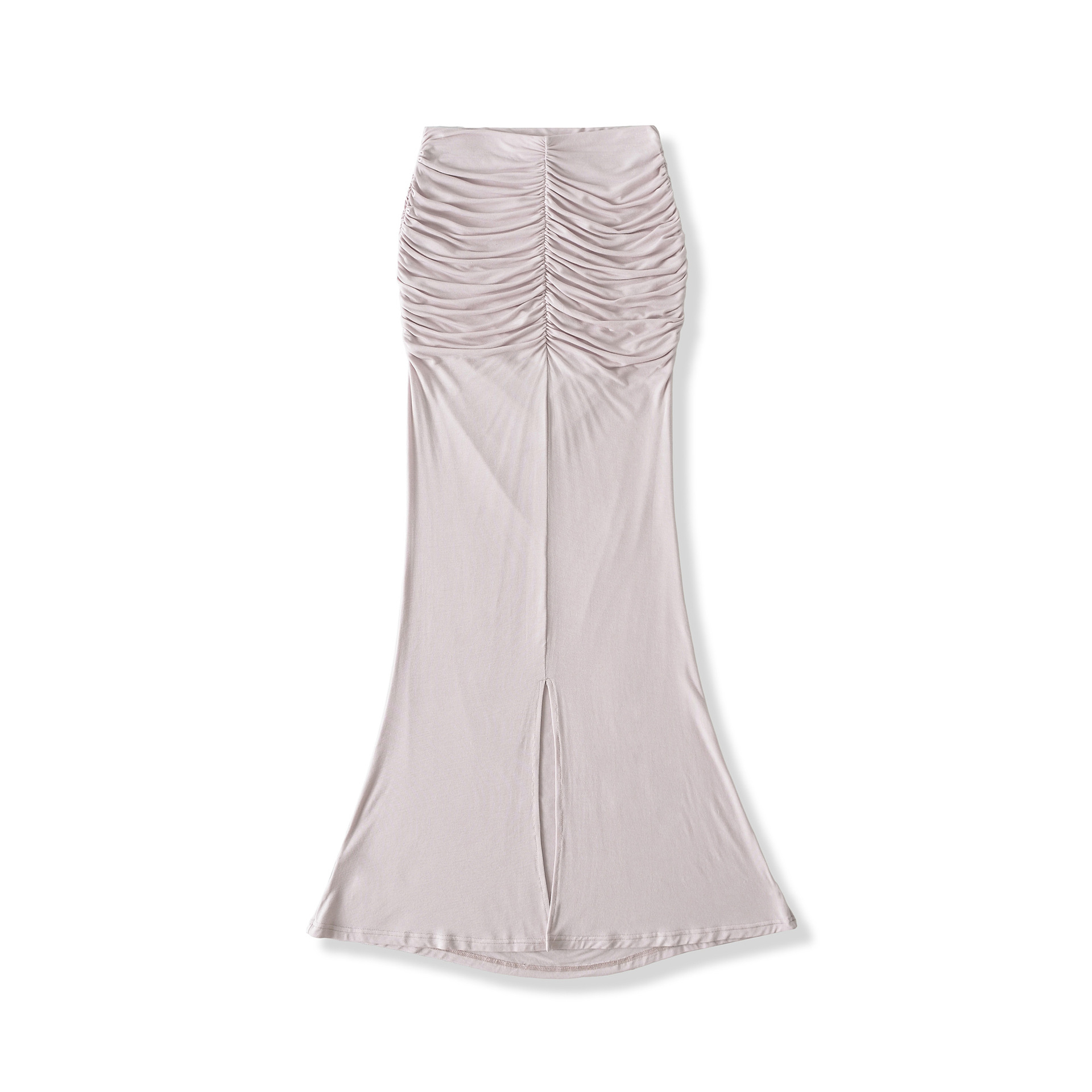 Slim Accordion Mermaid Maxi Skirt