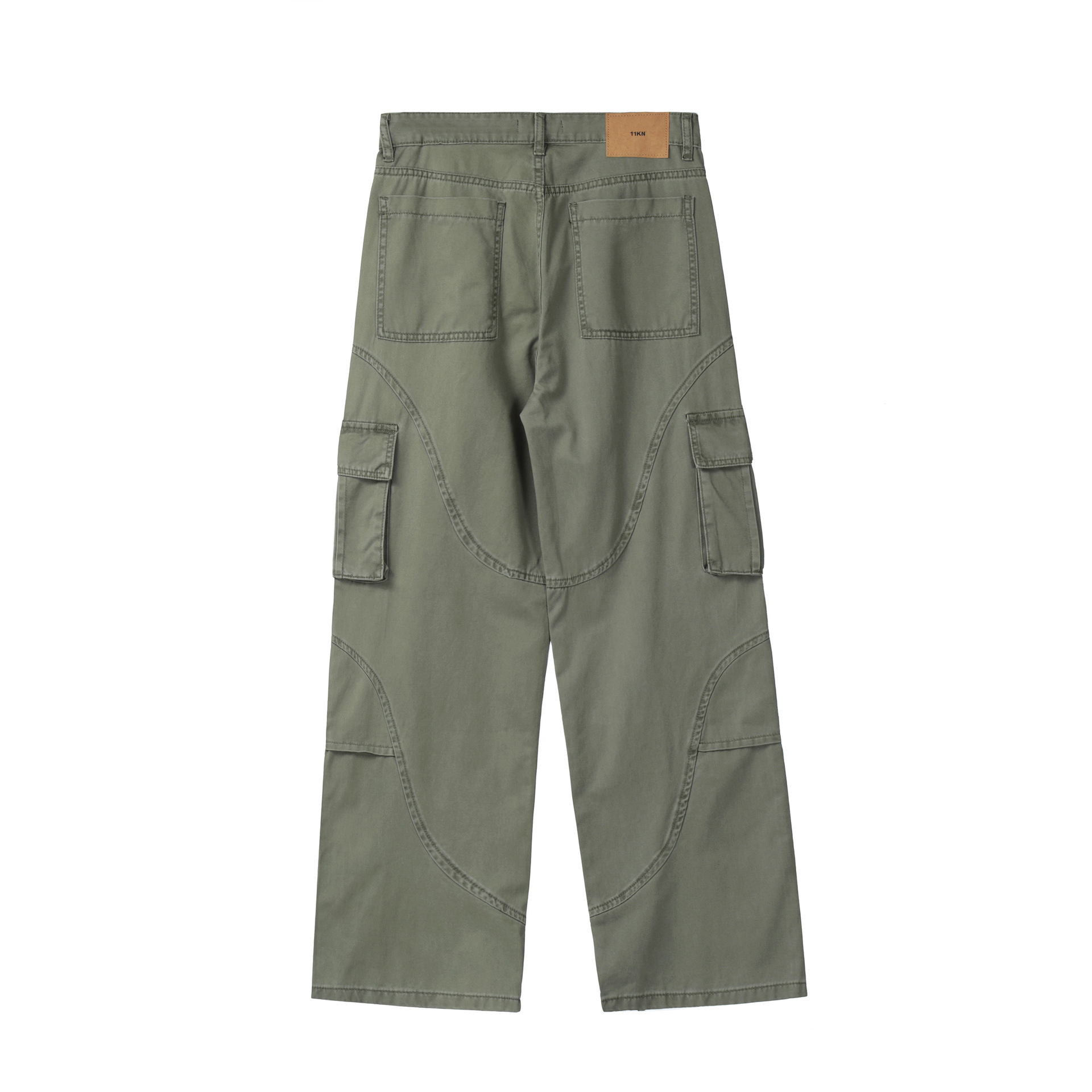 Pants for Men and Women Vintage Washed Distressed Design with Pockets