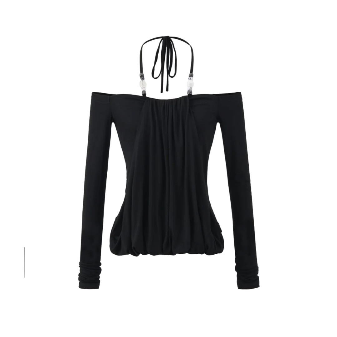 One-Shoulder Slim Fit Spicy Tee