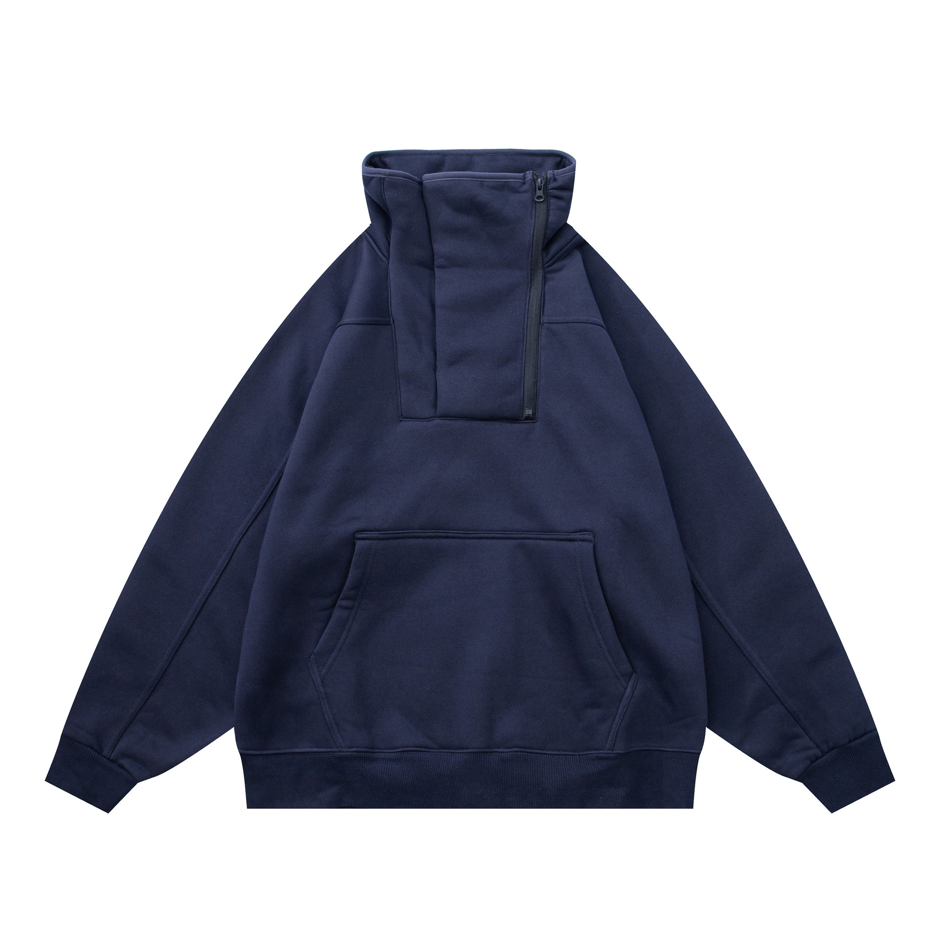 Slouchy Stand Collar Sweatshirt