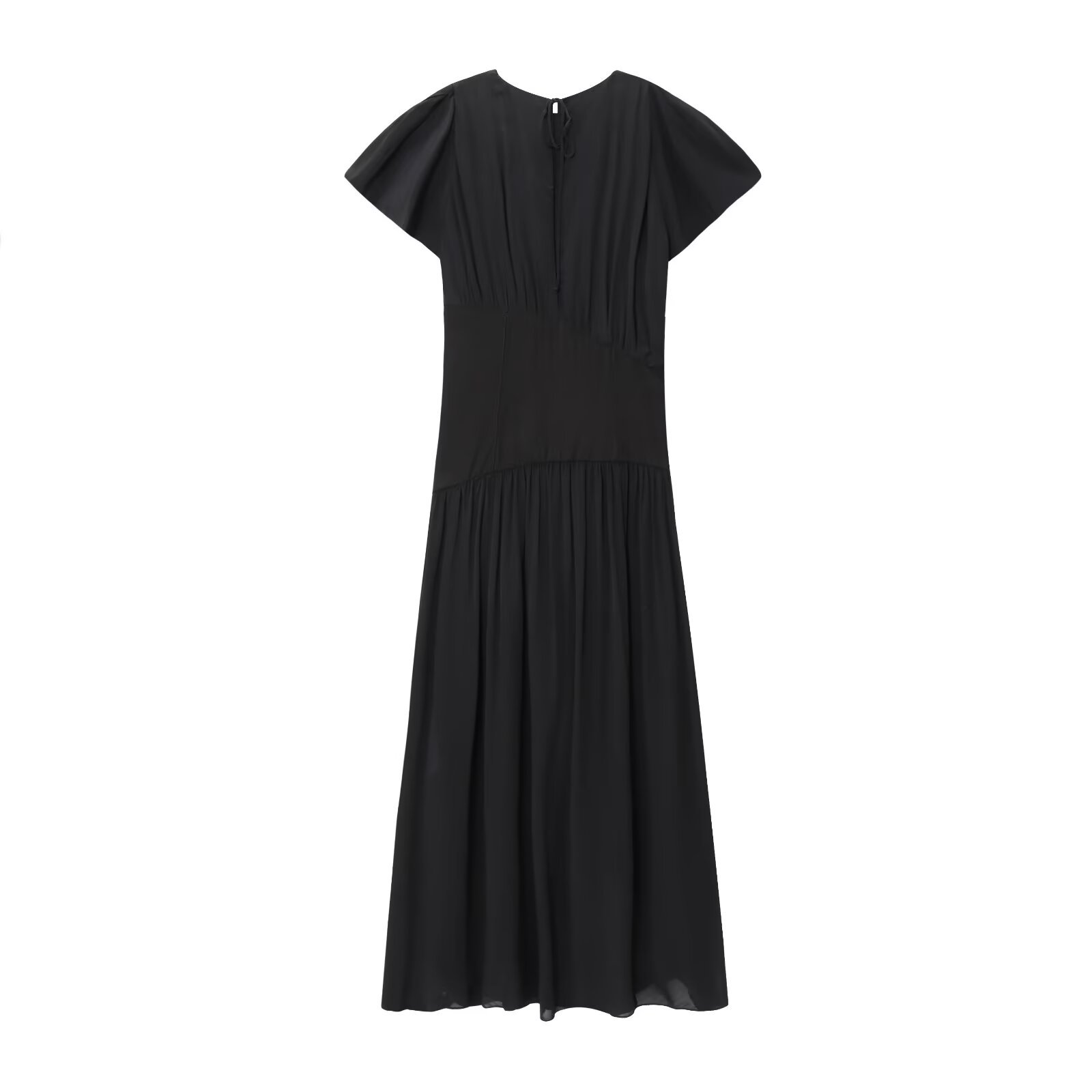 Women's Spliced Fashion Waist Belt Dress
