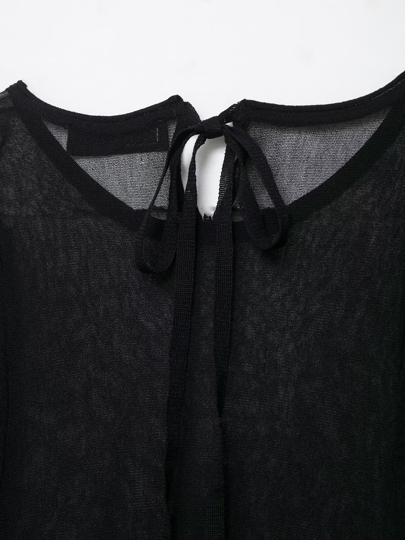 Women's Fashion Casual Embroidered Fine Knit Long Shirt