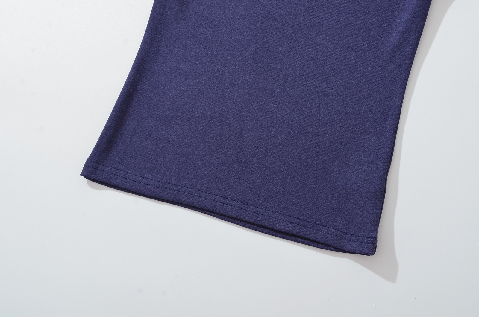 Half-Open Collar Short Sleeve T-Shirt