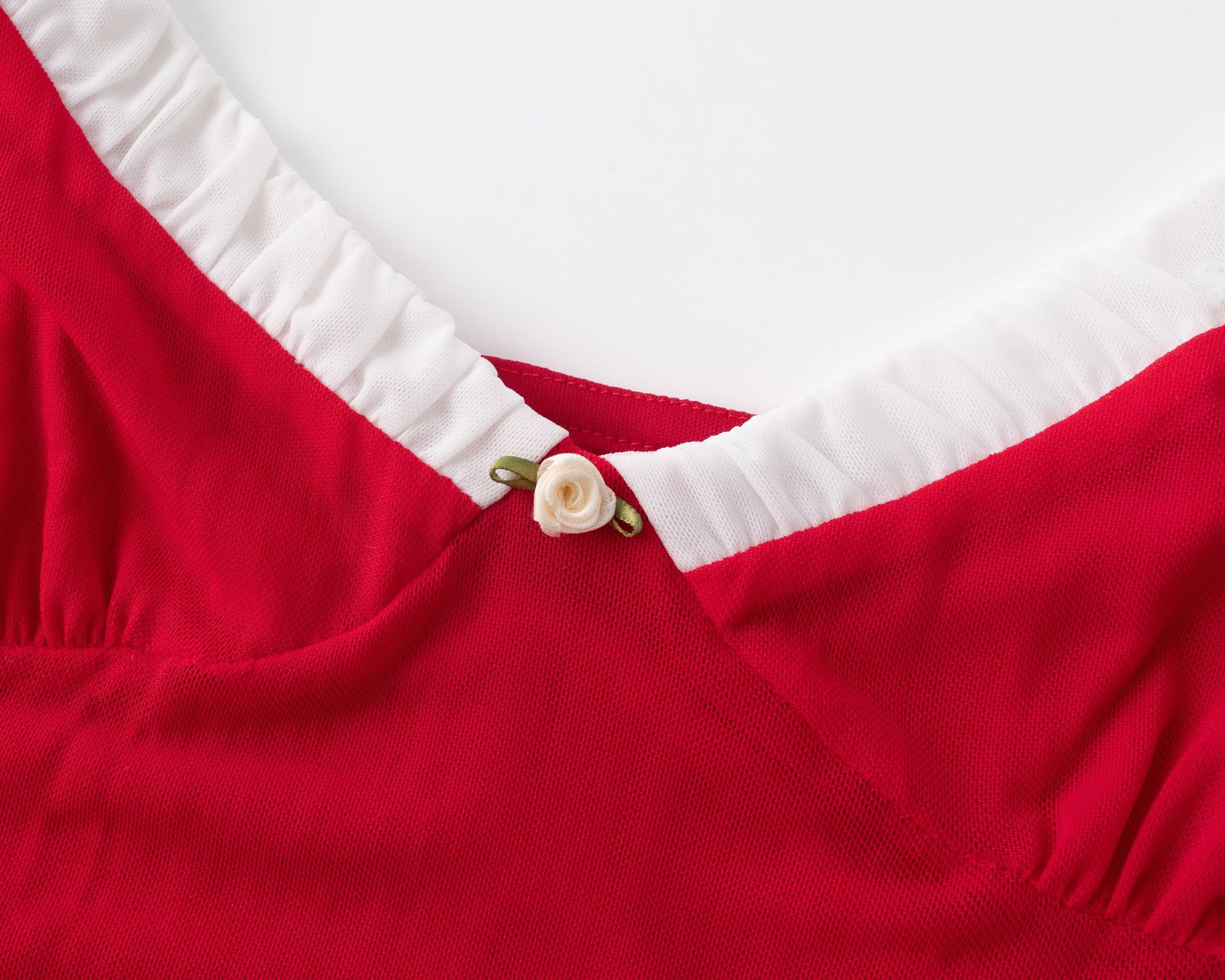 Splicing Strapless Dress