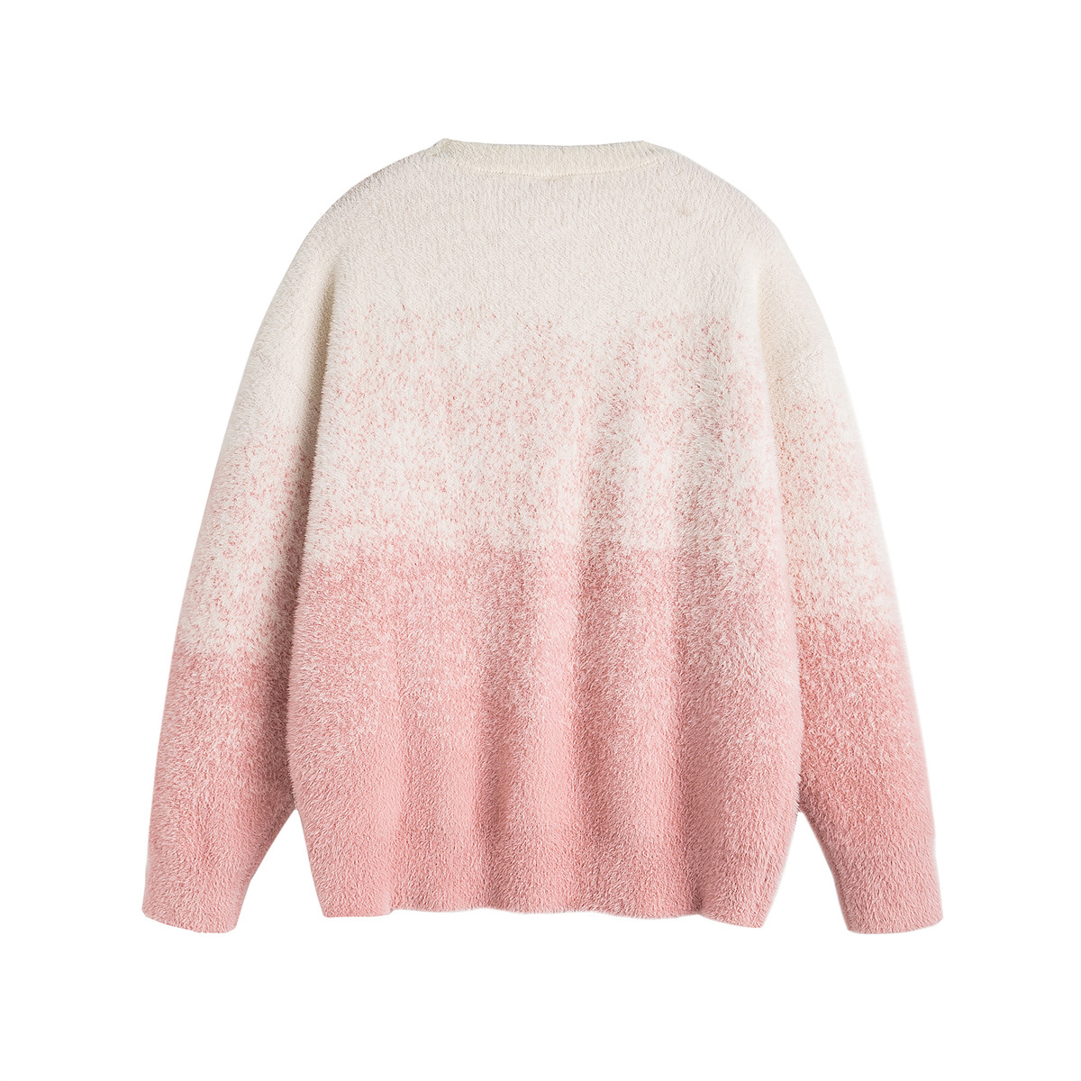 Unisex Japanese Workwear Colorblock Oversized Sweater