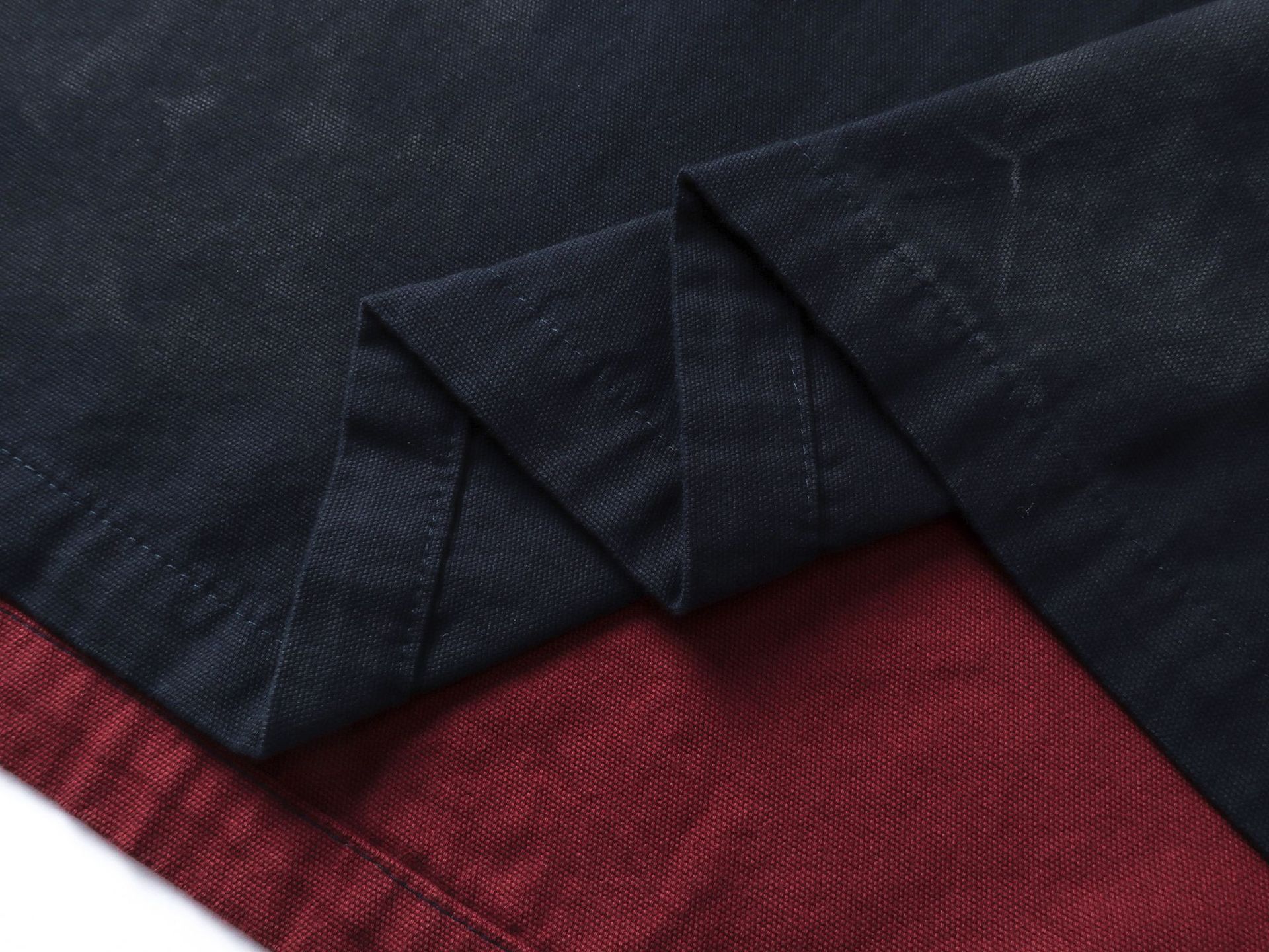 Heavyweight Cotton Long Sleeve Faux-Layered Button-Up Letter Hoodie