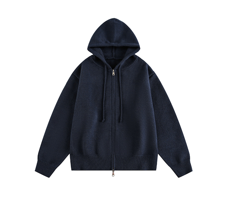 American Trend Oversized Long Sleeve Hood Cardigan