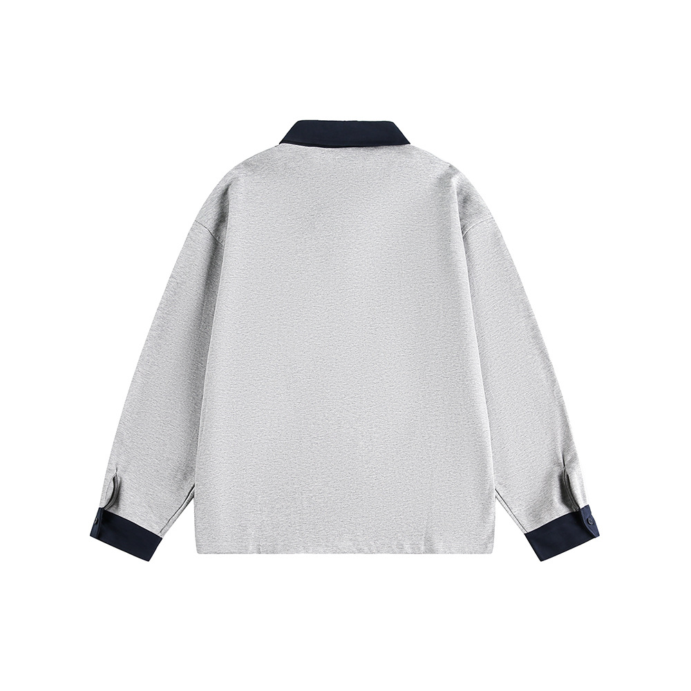 Vintage American Cotton Ribbed Neck Hoodie