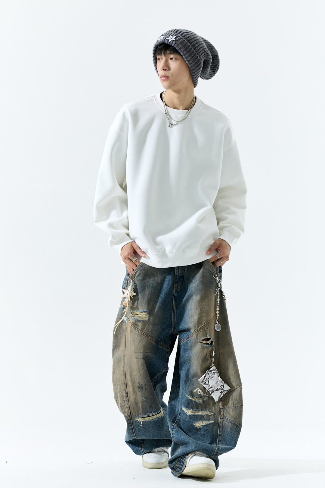 Vintage Cotton Relaxed Hoodie