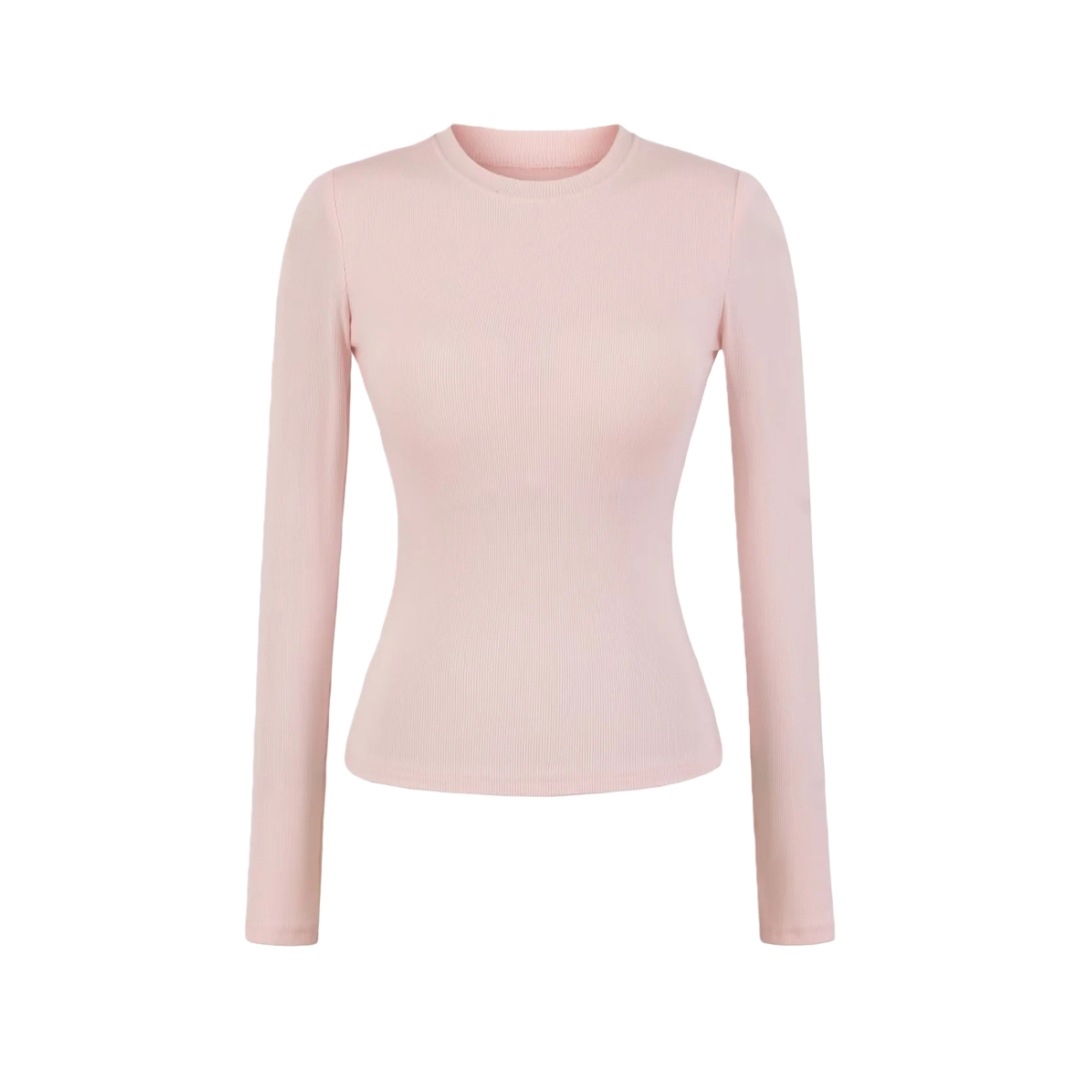 Japanese Crew Quilted Plain Slim-Fit Base-Layer Tee