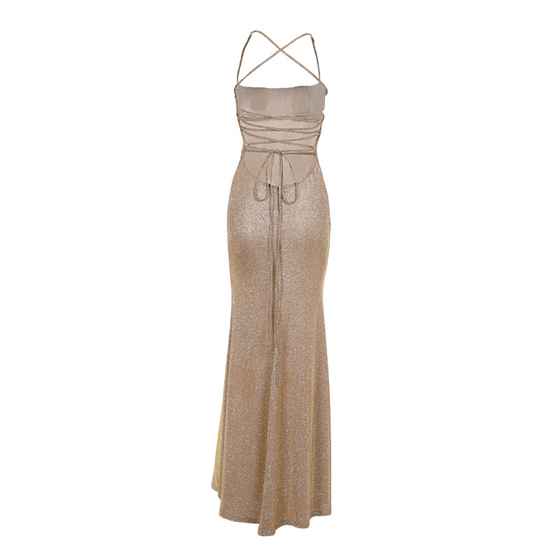 Knitted One Shoulder High Waist Dress