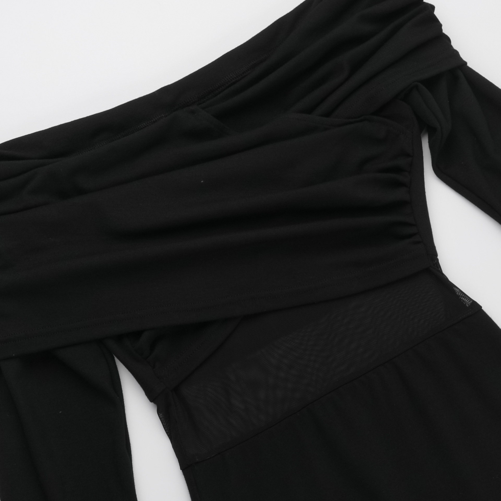 One Shoulder Full Sleeve Rayon Pencil Dress