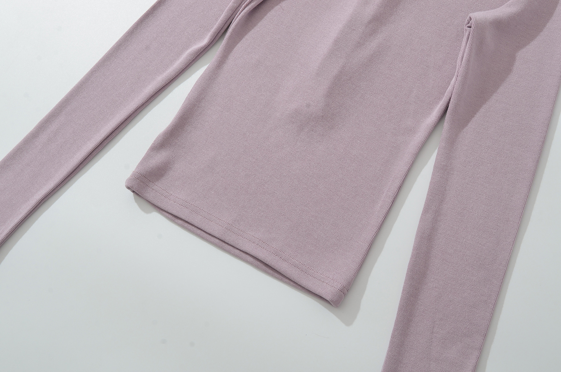 Full Sleeve Slim Fit Solid Color T-Shirt