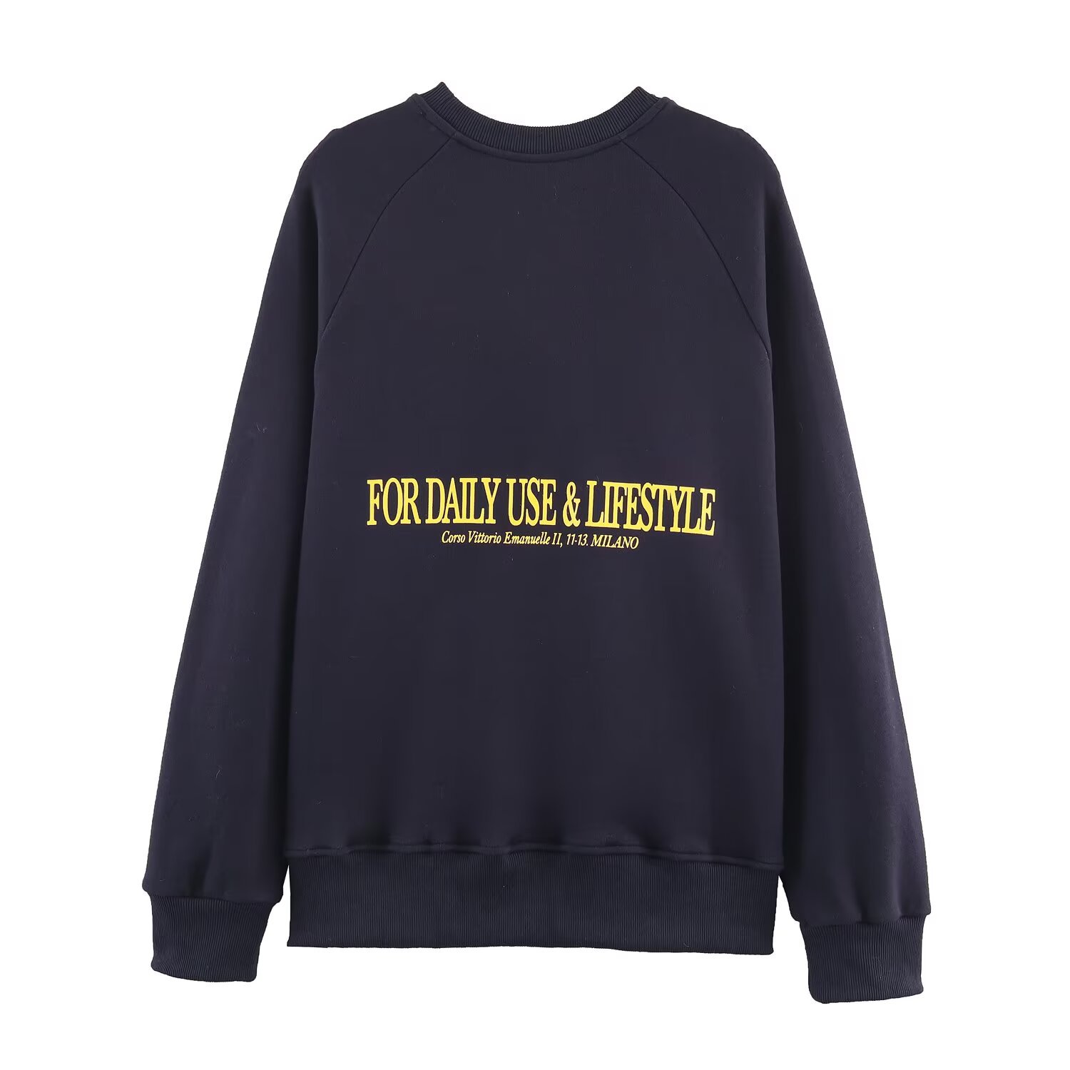 Retro style casual printed hoodie women's clothing