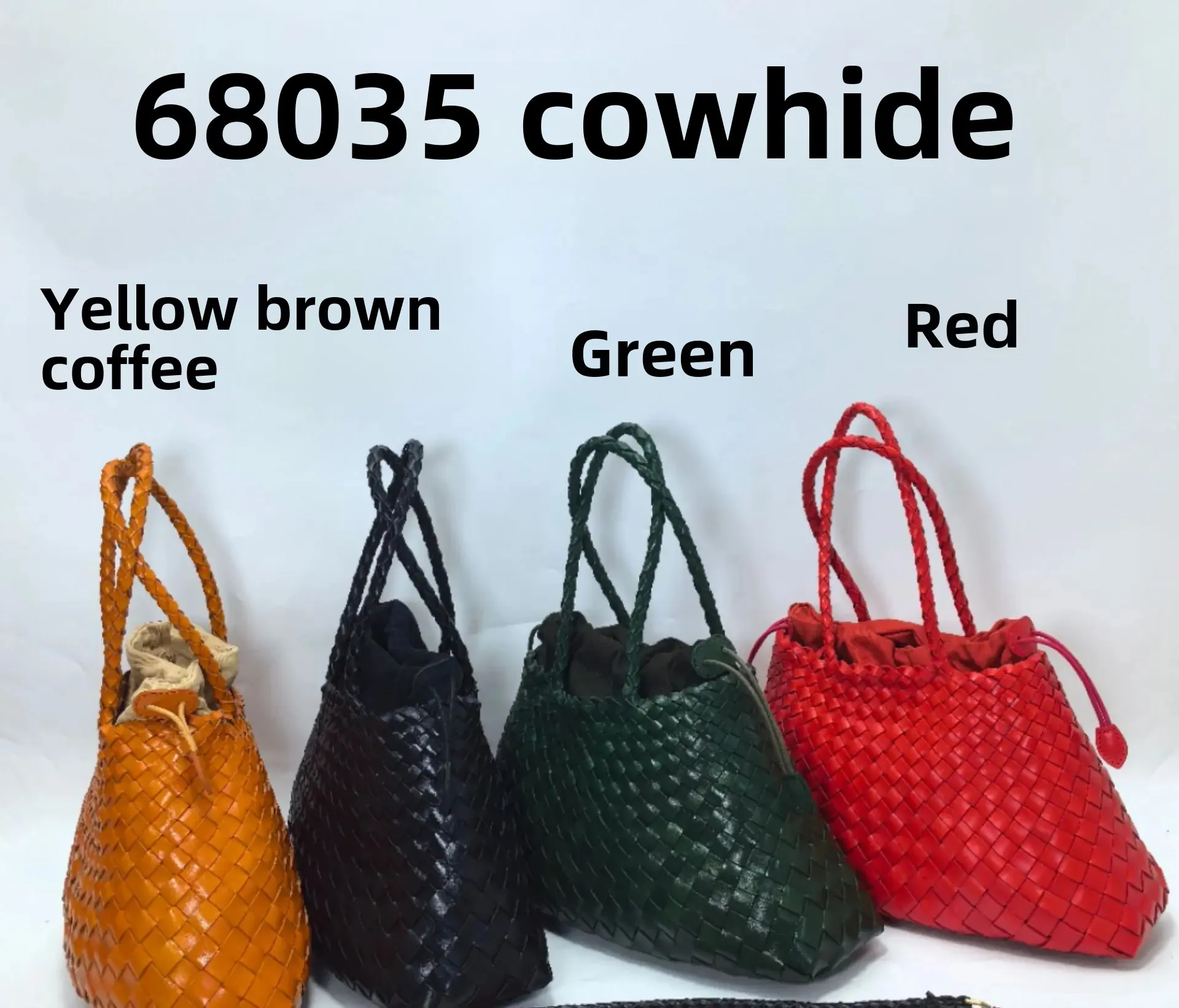 Trendy Retro Large Capacity Handbag Pure Handmade Woven Maternity Bag Commuter Shoulder Tote Bag