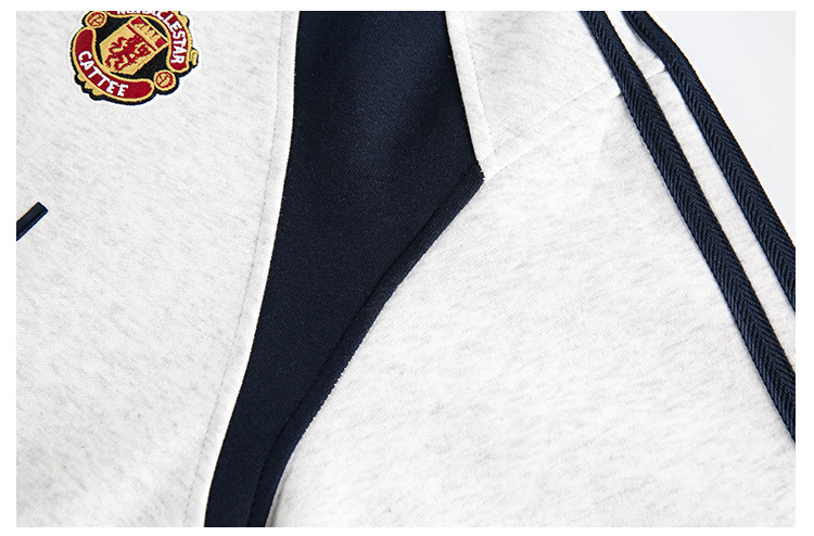 American Trend Oversized Panel Hoodie
