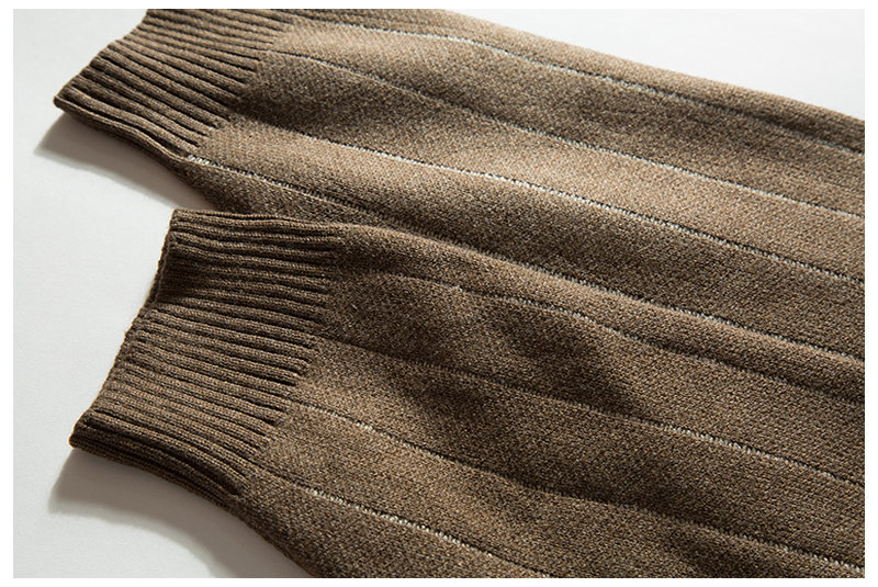 Men Relaxed Intarsia Long Sleeve Cardigan
