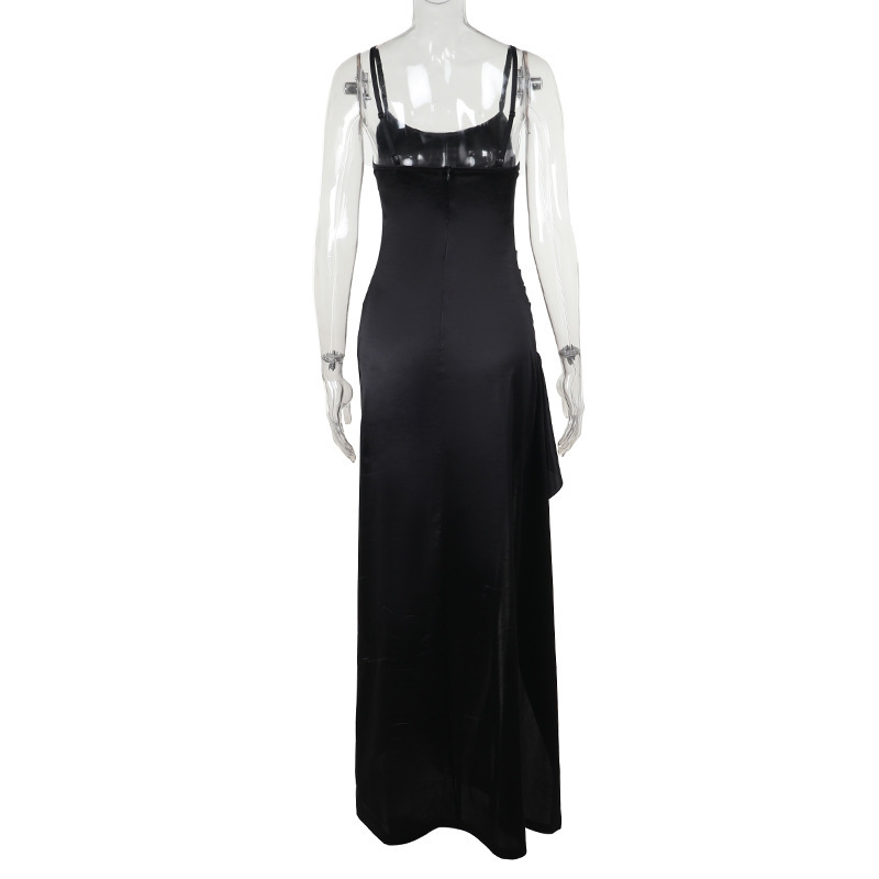 Illusion Split Shoulder Bodycon Utility Dress