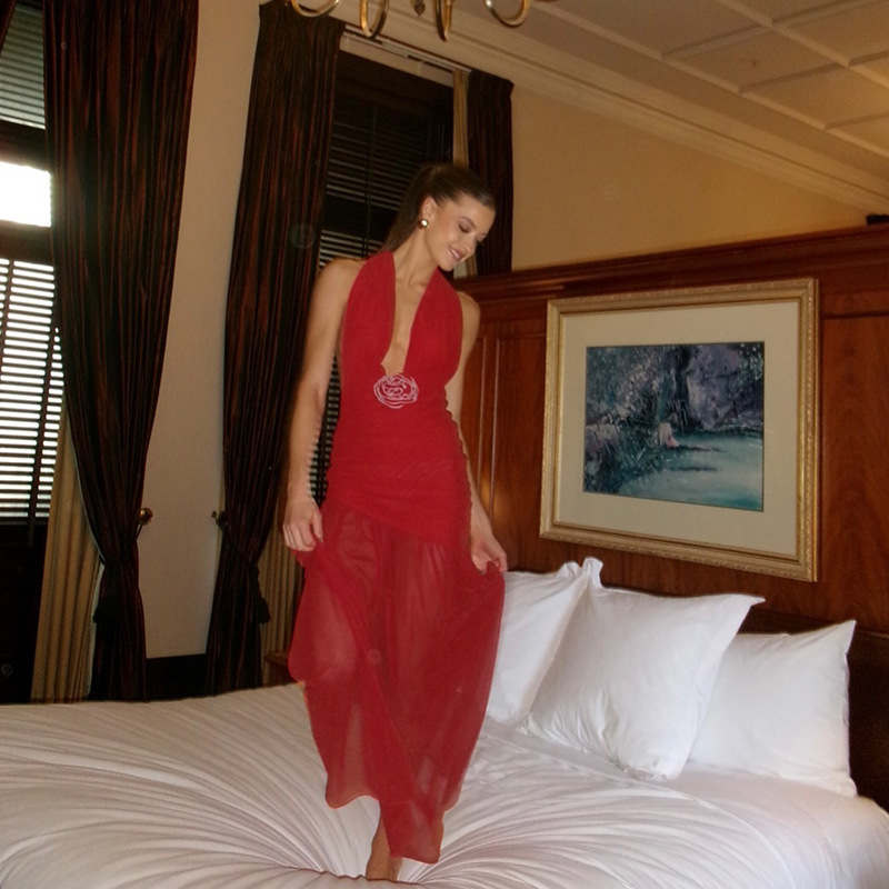 Contour Halter Dress