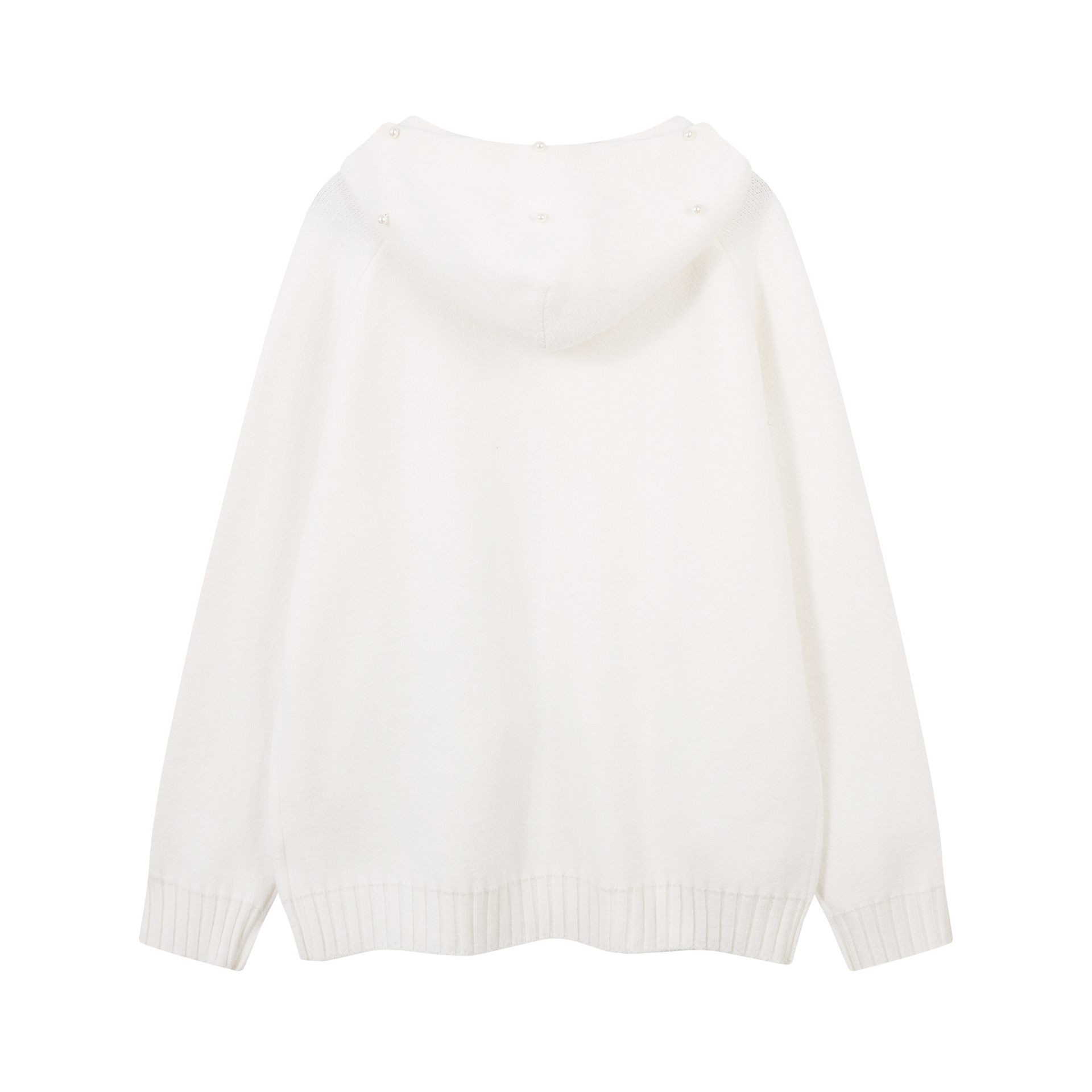 Acrylic Jacquard Long Sleeve Loose Fit Cardigan