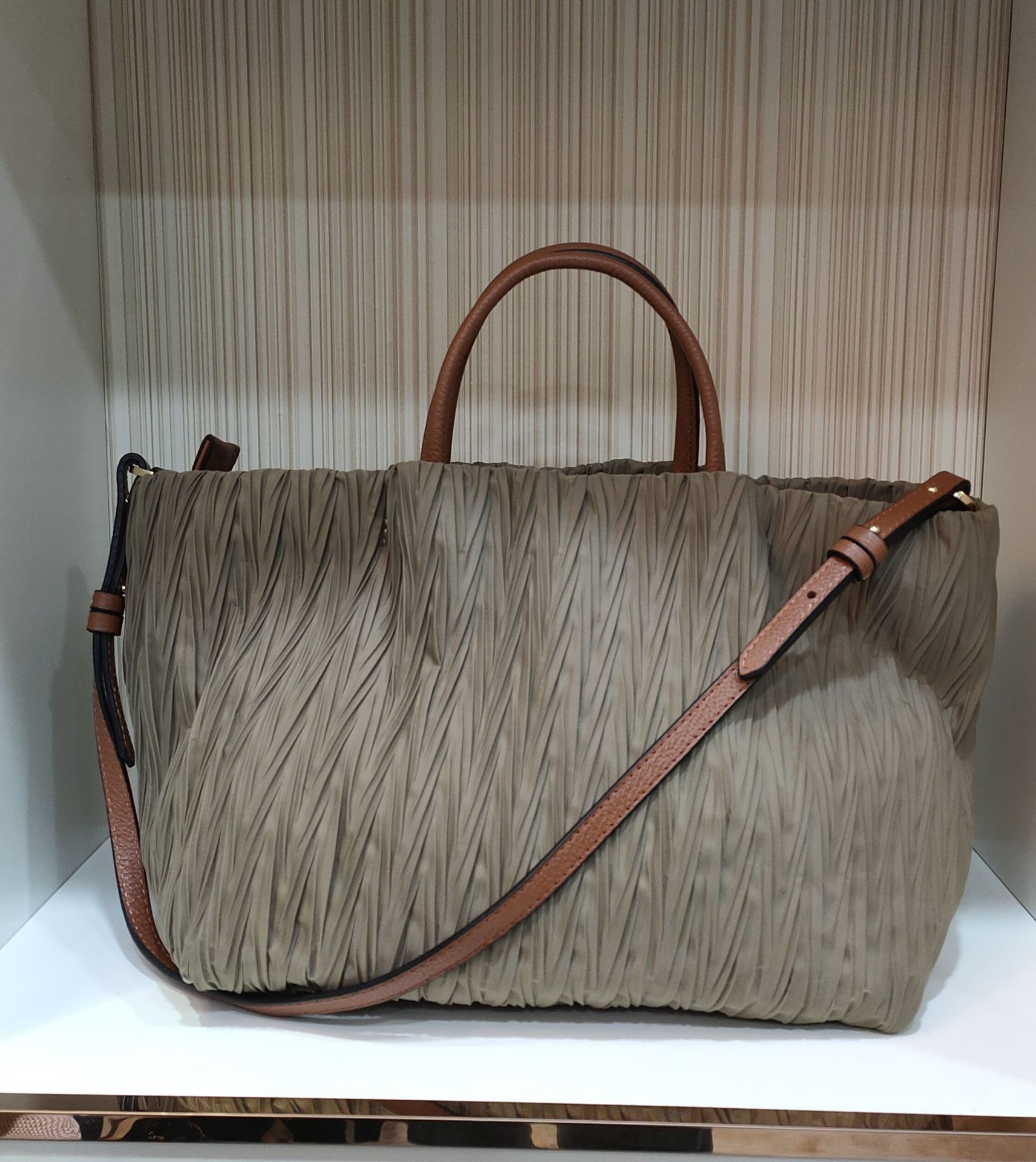 High Quality Large Tote for Women Handbags and Purses Waterproof Linen Oxford Fold Pattern Travel Shoulder Toes Shopper Bag 2021