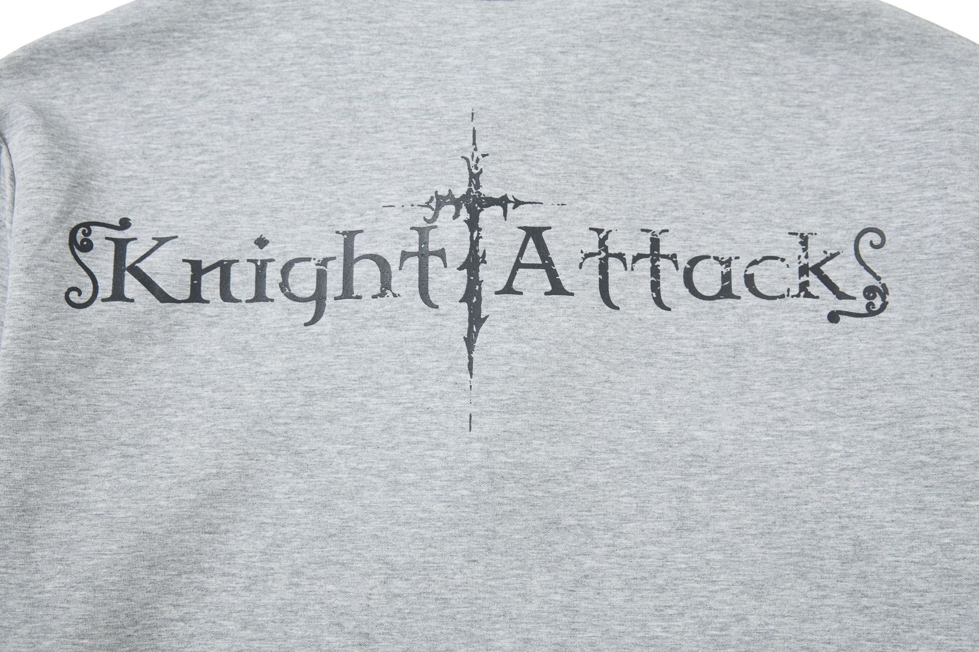 American Retro Graphic Henley Hoodie