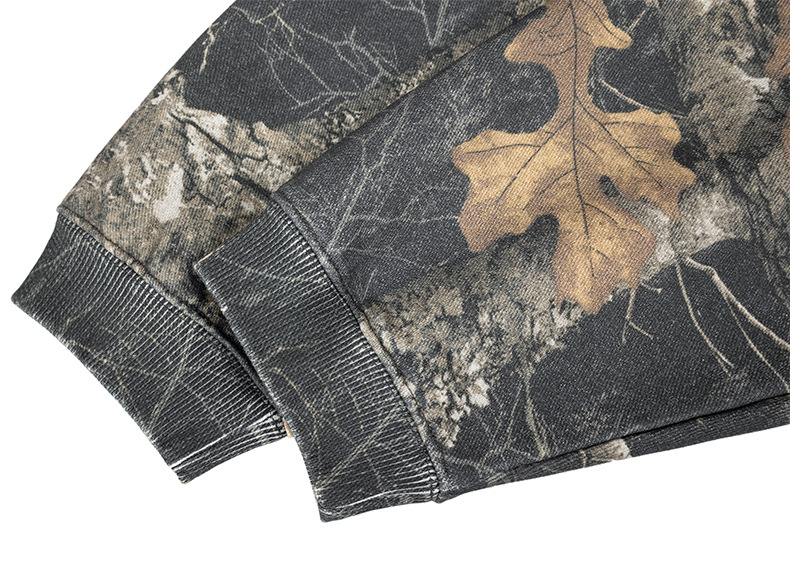 Woodland Camo Brushed Cotton Hoodie