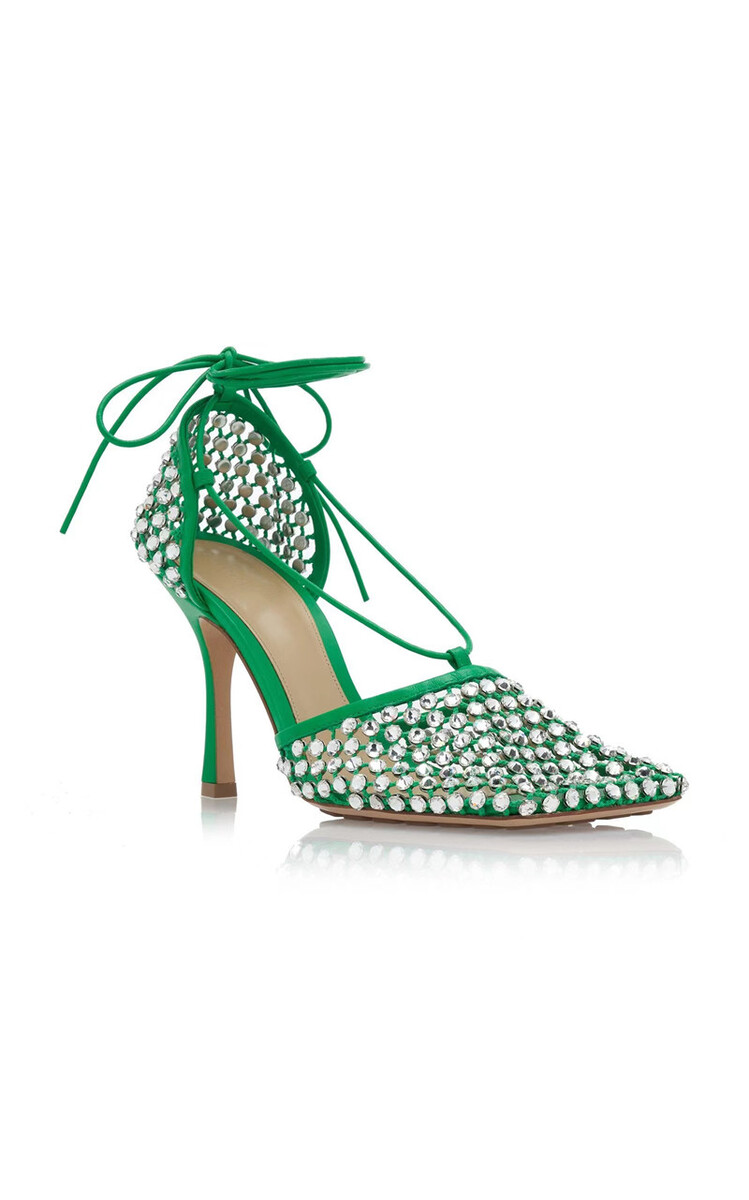 Processing Time:7-15 days after placing orders Women's Summer Fashion Sexy Hollow Out Water Diamond Mesh Bread Head Sandals European and American High Heel Show Shoesdals