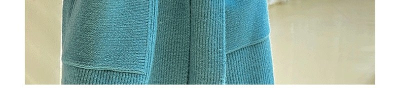 Wool Blend Oversized Collar Cardigan