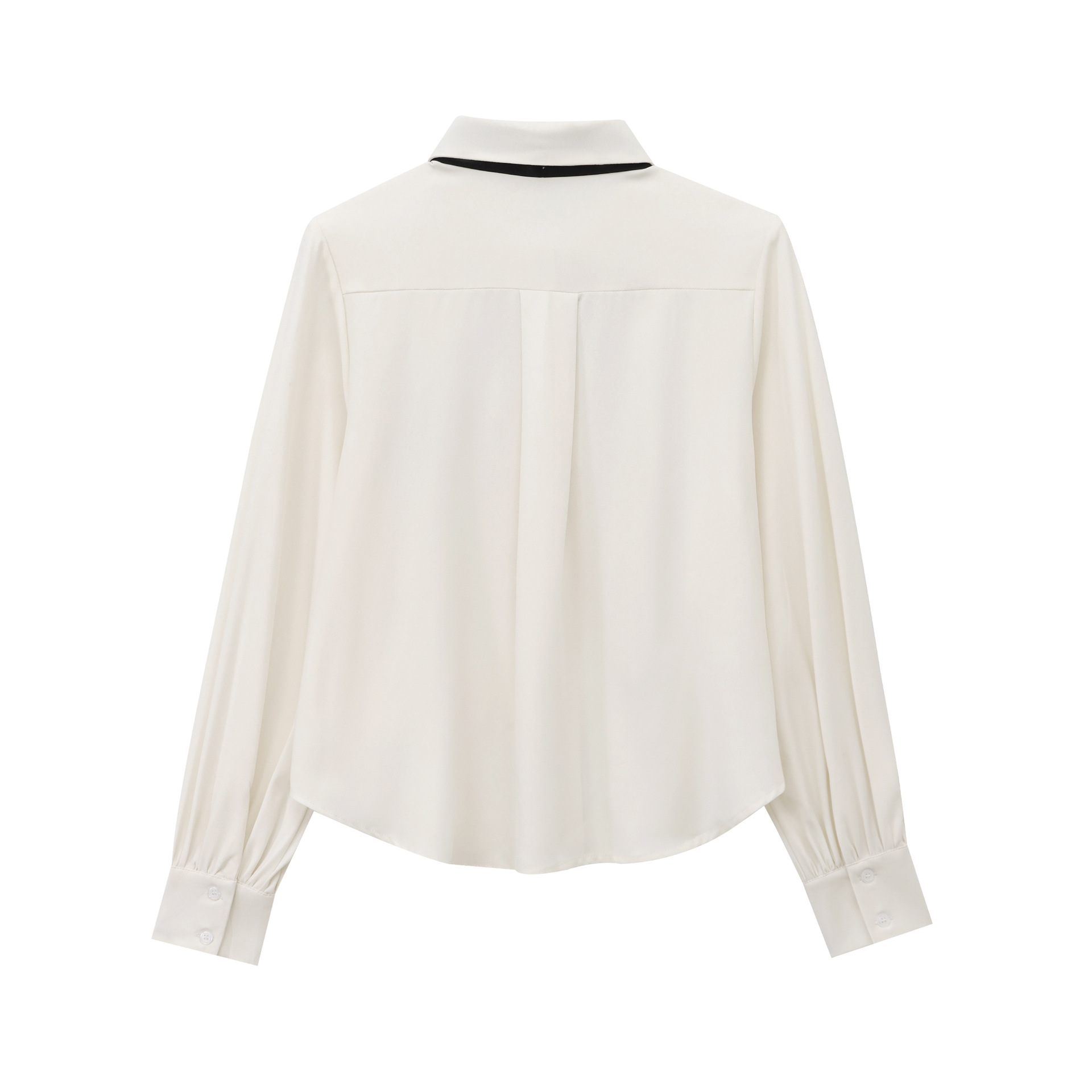 Ladies Solid Color European American Shirt