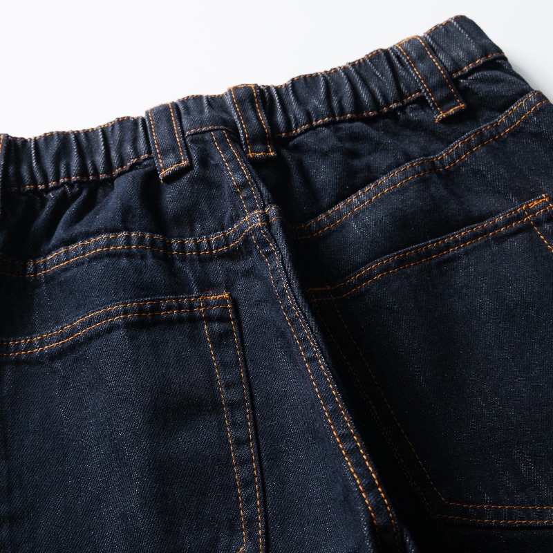 Denim Raw Color Loose Straight Casual Versatile Jeans Men