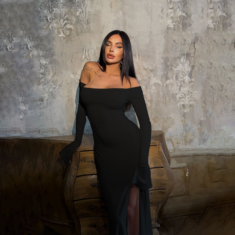 Asymmetric Bodycon High Waist Dress