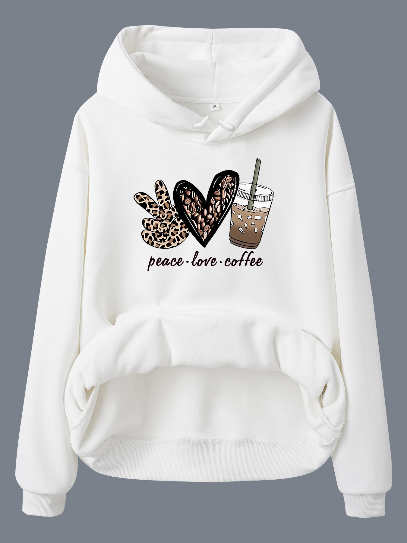 Loose Fit Printed Street Hoodie