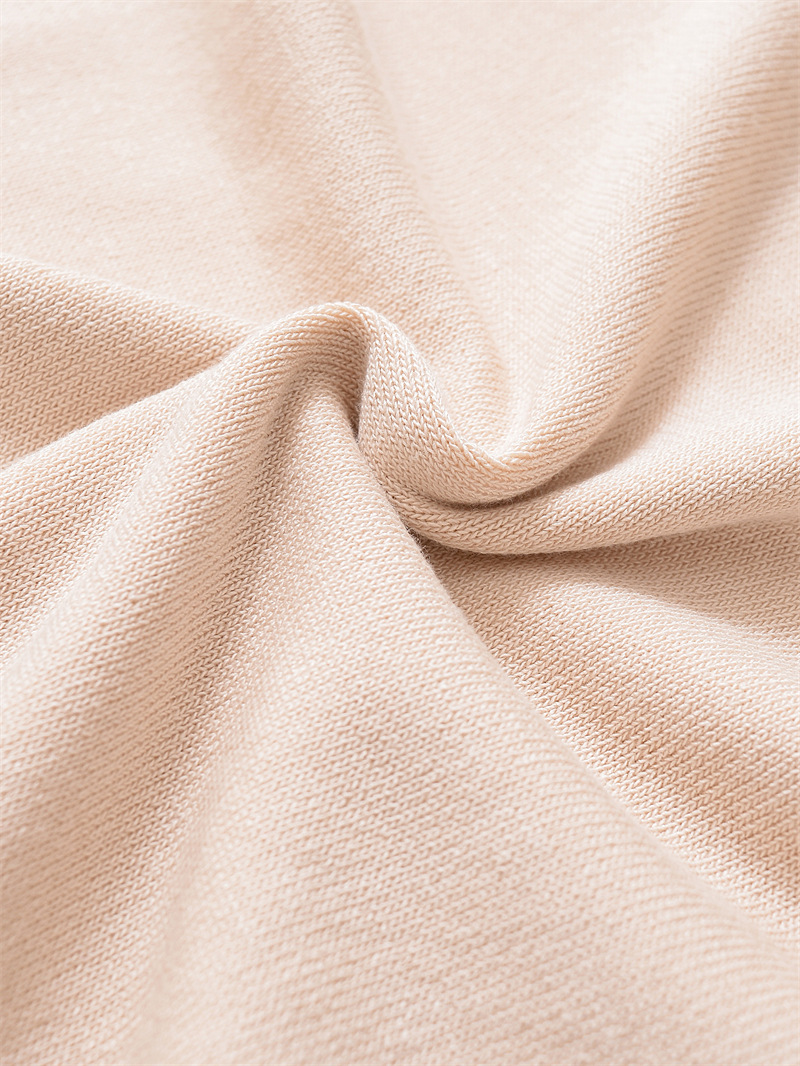 Oversized Plain Crew Polyester Sweater