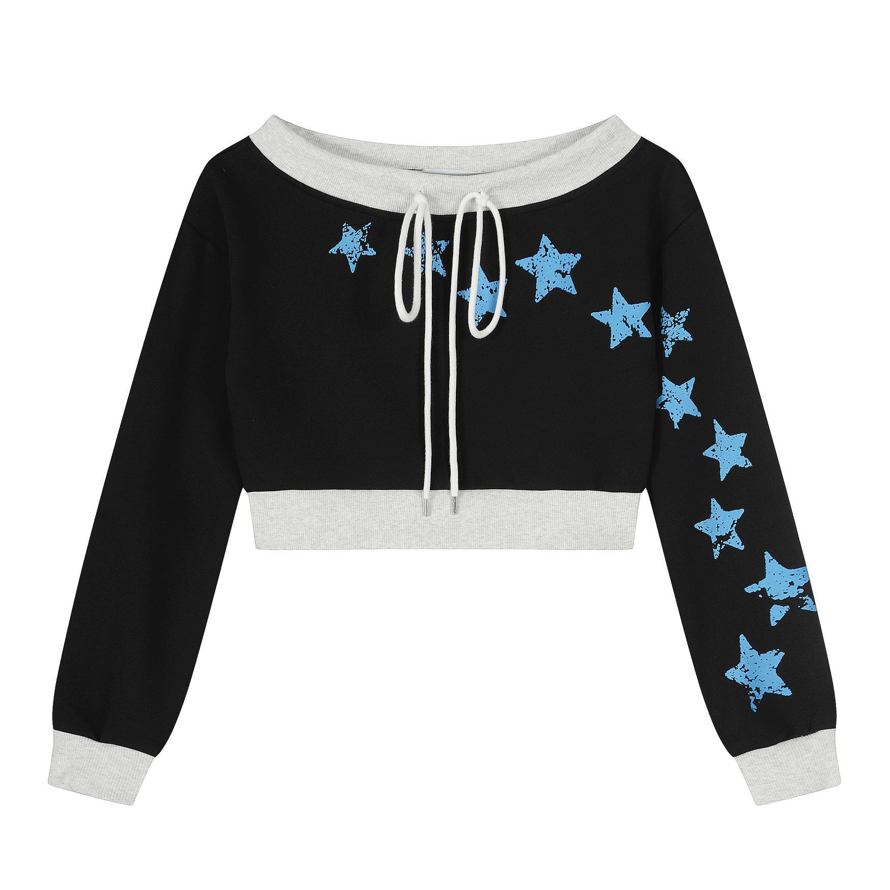 Vibrant Galaxy Graphic Full Sleeve Sweatshirt